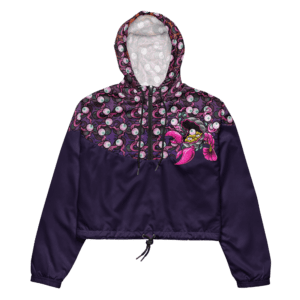 DETO BRIXEN's Clabster Crop Windbreaker Women's Jacket Front
