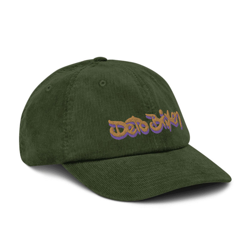 DB Raised Corduroy Dad Hat Front